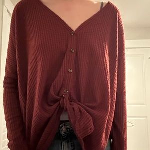 Buttoned Sweater